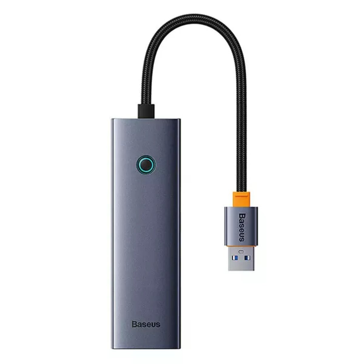 USB-хаб Baseus UltraJoy Series 4-Port HUB Space Grey(USBA to USB3.0*4) Фотографія №2 USB-хаб Baseus UltraJoy Series 4-Port HUB Space Grey(USBA to USB3.0*4) на малюнкі №2