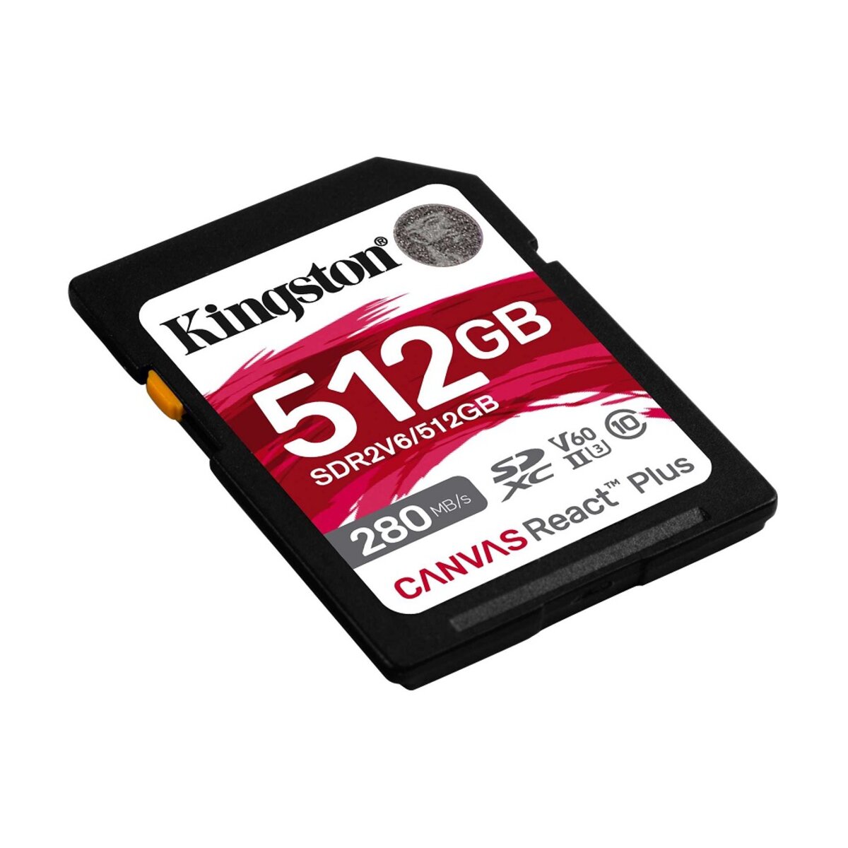 Карта памяті SDXC (UHS-II U3) Kingston Canvas React Plus 512Gb class 10 V60 (R280MB/s, W150MB/s) (SDR2V6/512GB) Фото 2 Карта памяті SDXC (UHS-II U3) Kingston Canvas React Plus 512Gb class 10 V60 (R280MB/s, W150MB/s) (SDR2V6/512GB) на картинке №2