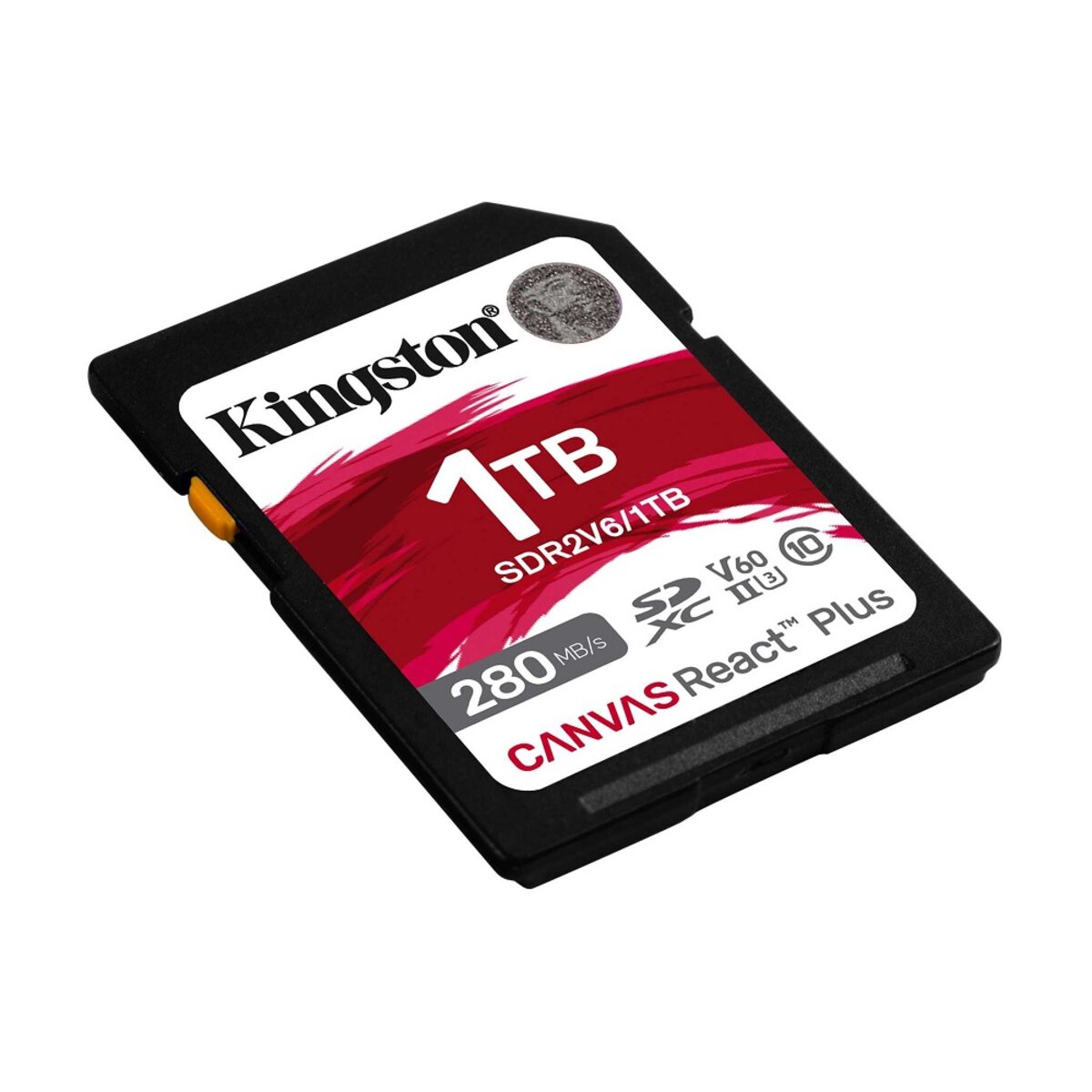Карта памяті SDXC (UHS-II U3) Kingston Canvas React Plus 1Tb class 10 V60 (R280MB/s, W150MB/s) (SDR2V6/1TB) Фото 2 Карта памяті SDXC (UHS-II U3) Kingston Canvas React Plus 1Tb class 10 V60 (R280MB/s, W150MB/s) (SDR2V6/1TB) на картинке №2
