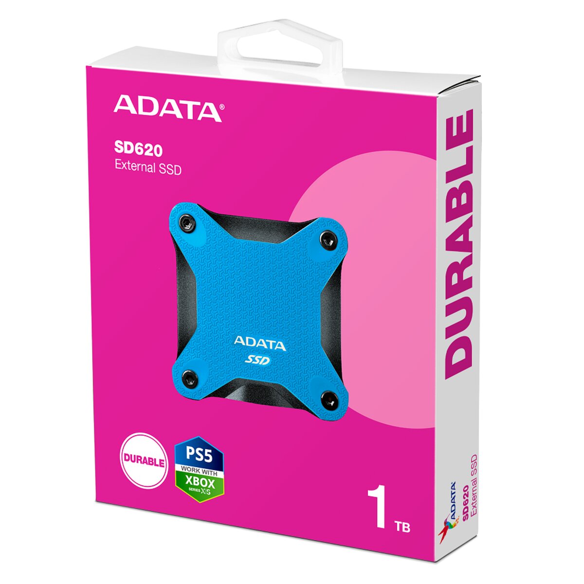 SSD ADATA SD620 1TB USB 3.2  520/460Mb/s Blue (SD620-1TCBL) смотреть фото №7