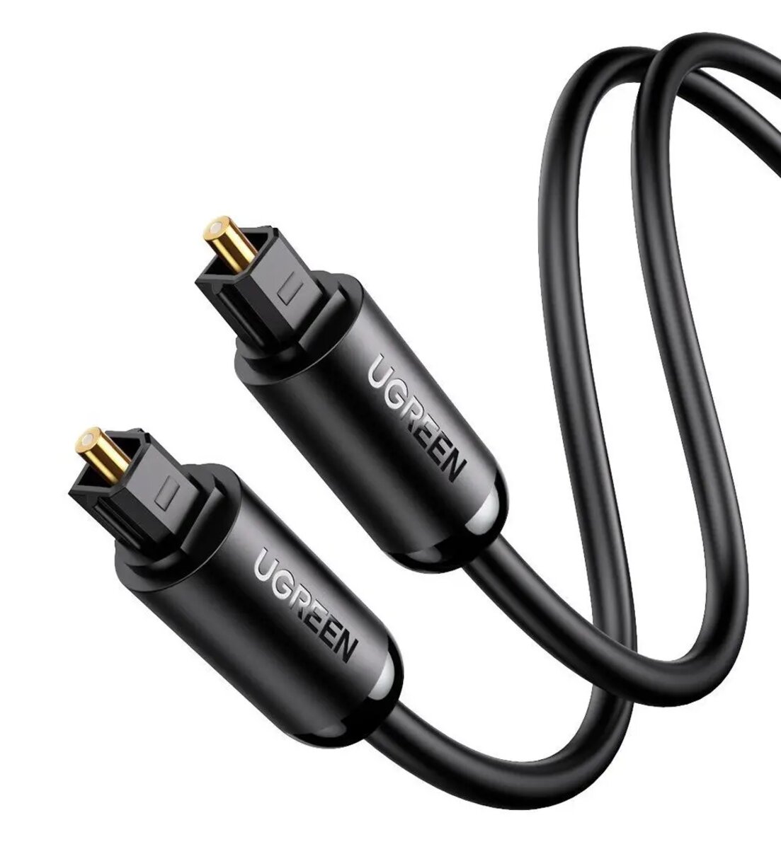 Аудіокабель UGREEN AV122 Toslink Optical Audio Cable 2m (Black)(UGR-70892) Фотографія №1 Аудіокабель UGREEN AV122 Toslink Optical Audio Cable 2m (Black)(UGR-70892) на малюнкі №1