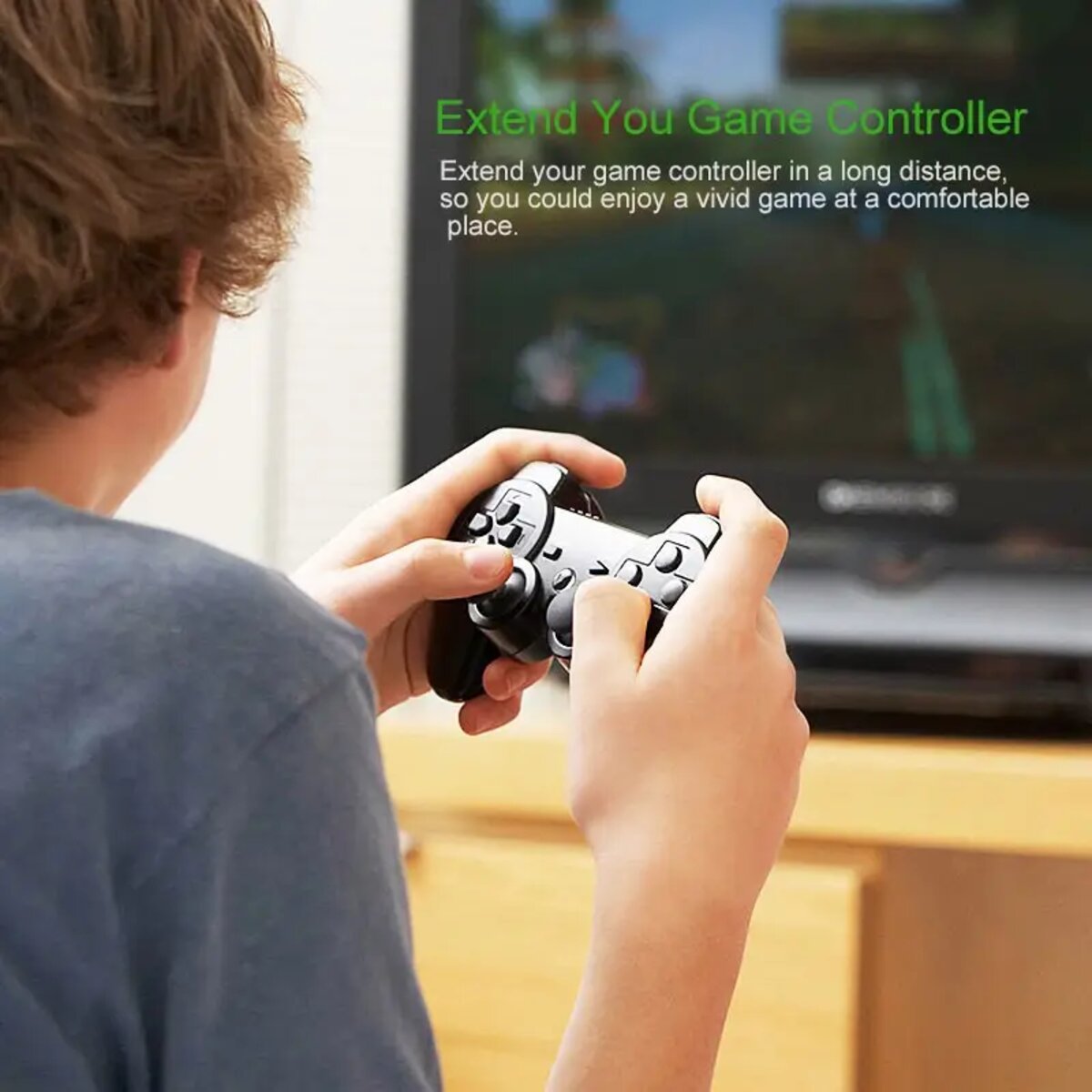 Кабель UGREEN US103 USB 2.0 A Male to A Female Cable 1m (Black)(UGR-10314) на малюнкі №3