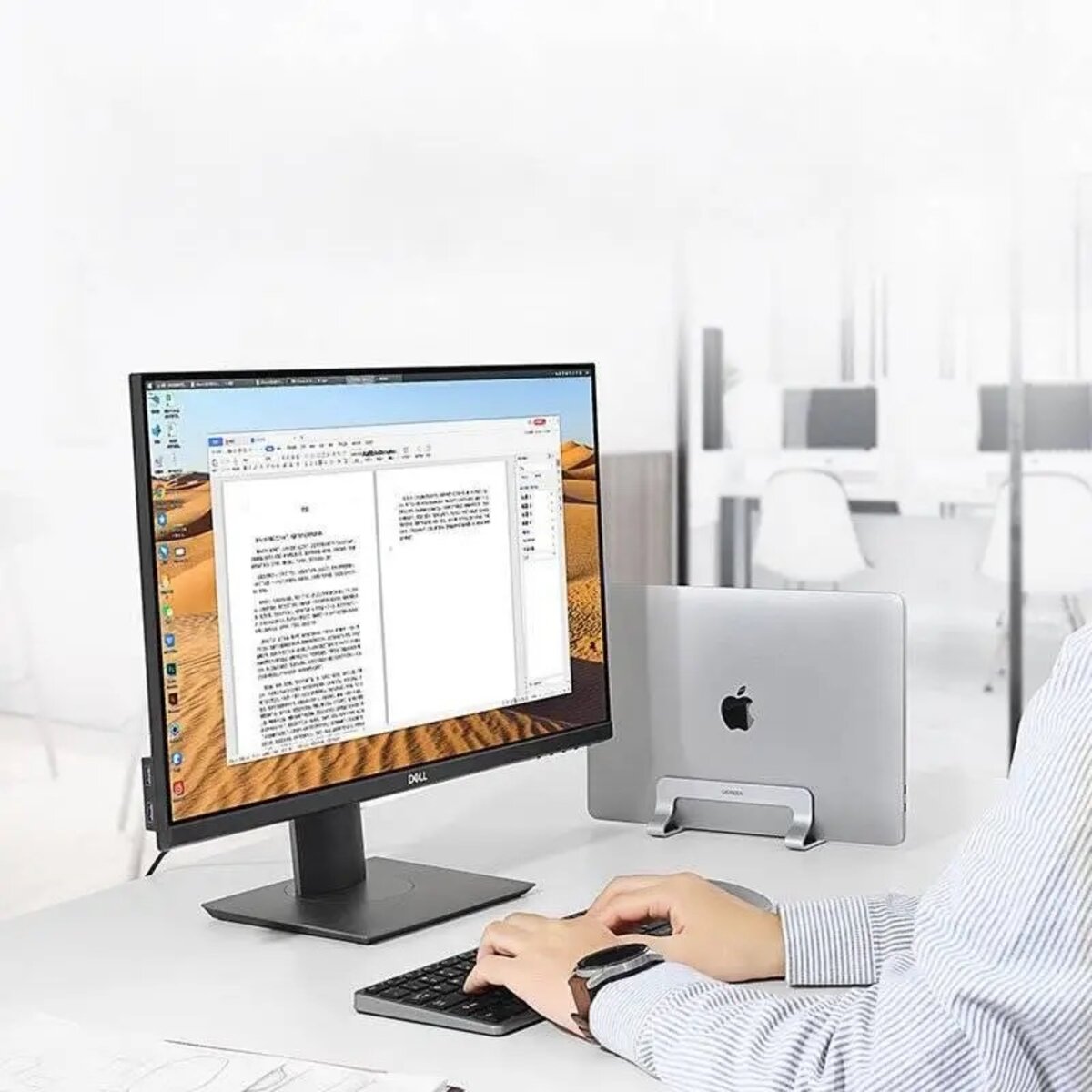 Підставка для ноутбука UGREEN LP258 Vertical Laptop Stand(UGR-20471) на малюнкі №7