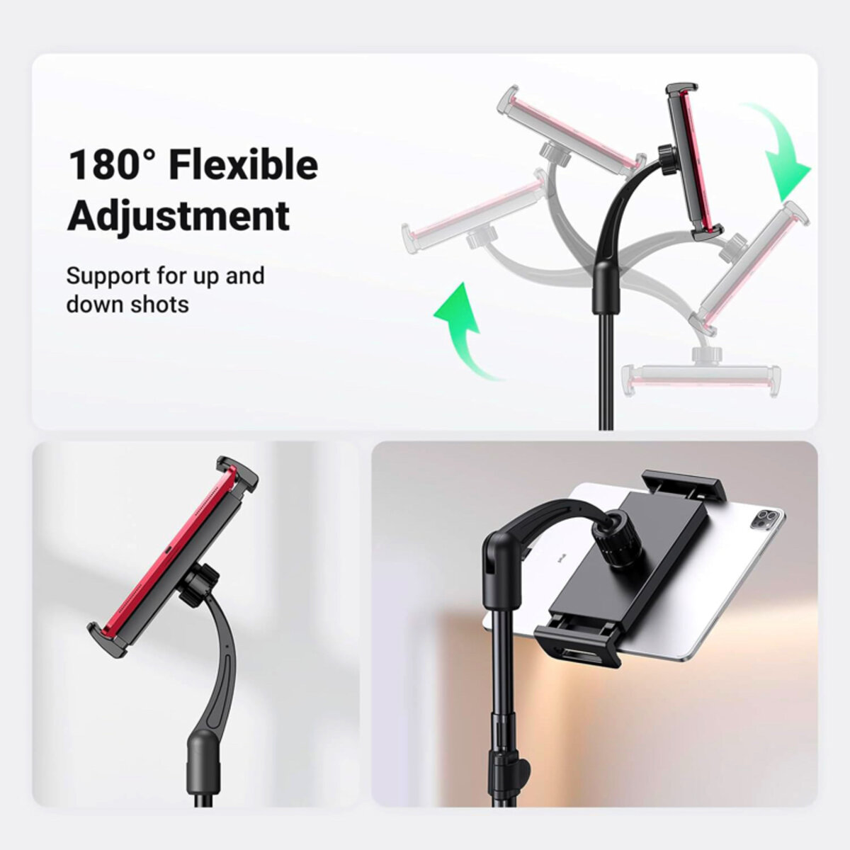 Тримач для телефона UGREEN LP585 Tablet and Phone Tripod Stand (UGR-15647) на малюнкі №6