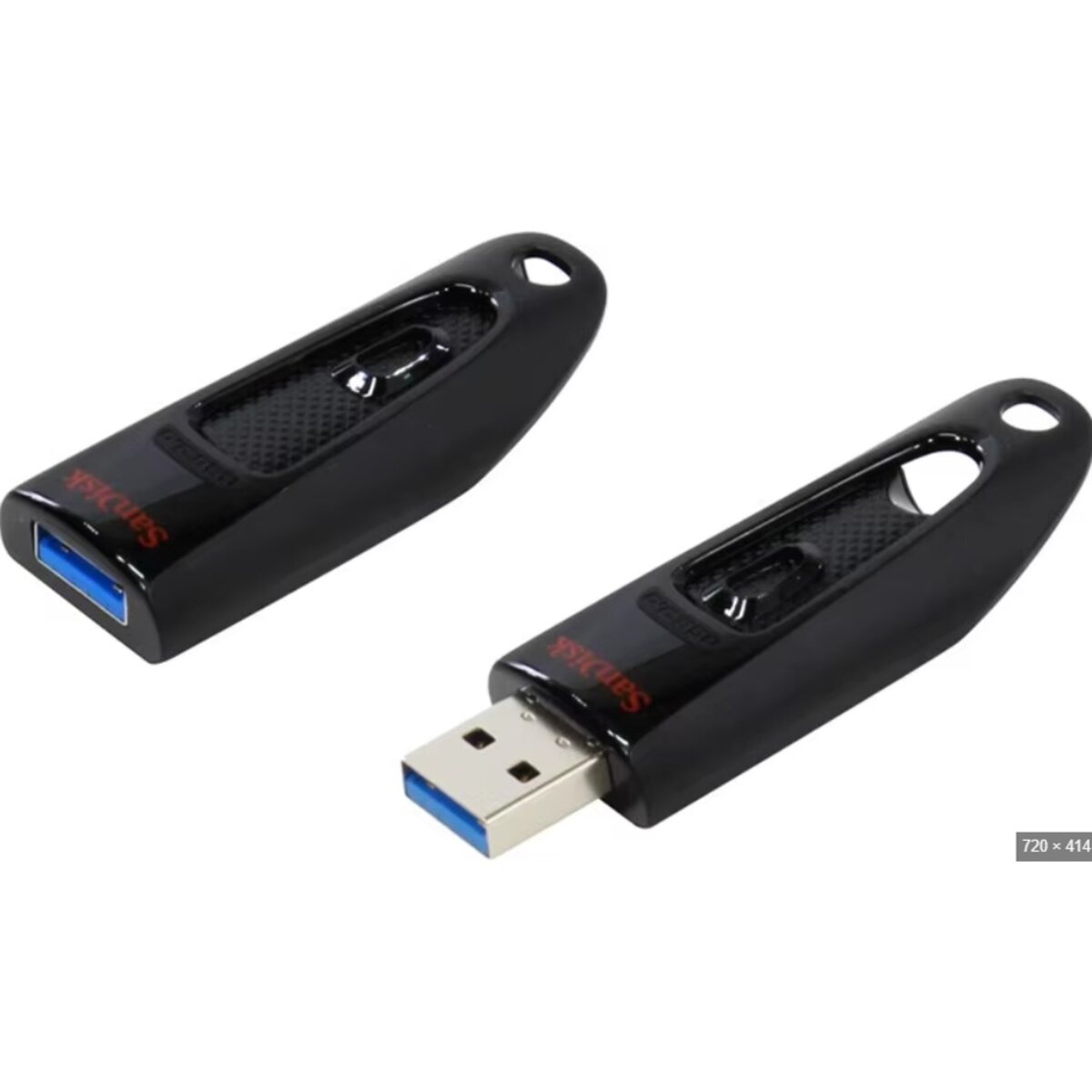 Флеш-накопичувач SanDisk USB 3.0 Ultra 512Gb (130Mb/s) Black (SDCZ48-512G-G46) Фото 4 Флеш-накопичувач SanDisk USB 3.0 Ultra 512Gb (130Mb/s) Black (SDCZ48-512G-G46) на картинке №4