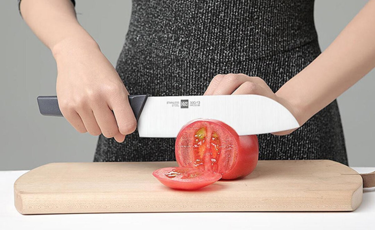 Набір ножів з 6 предметів Xiaomi HuoHou Hot Youth Set Of 6 Stainless Steel (HU0057) на картинке №5