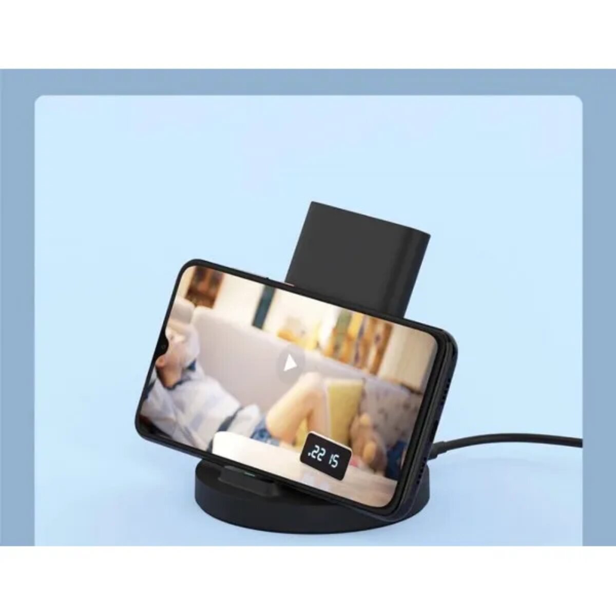 Бездротовий зарядний пристрій Xiaomi Mi Wireless Stand 20W на малюнкі №5