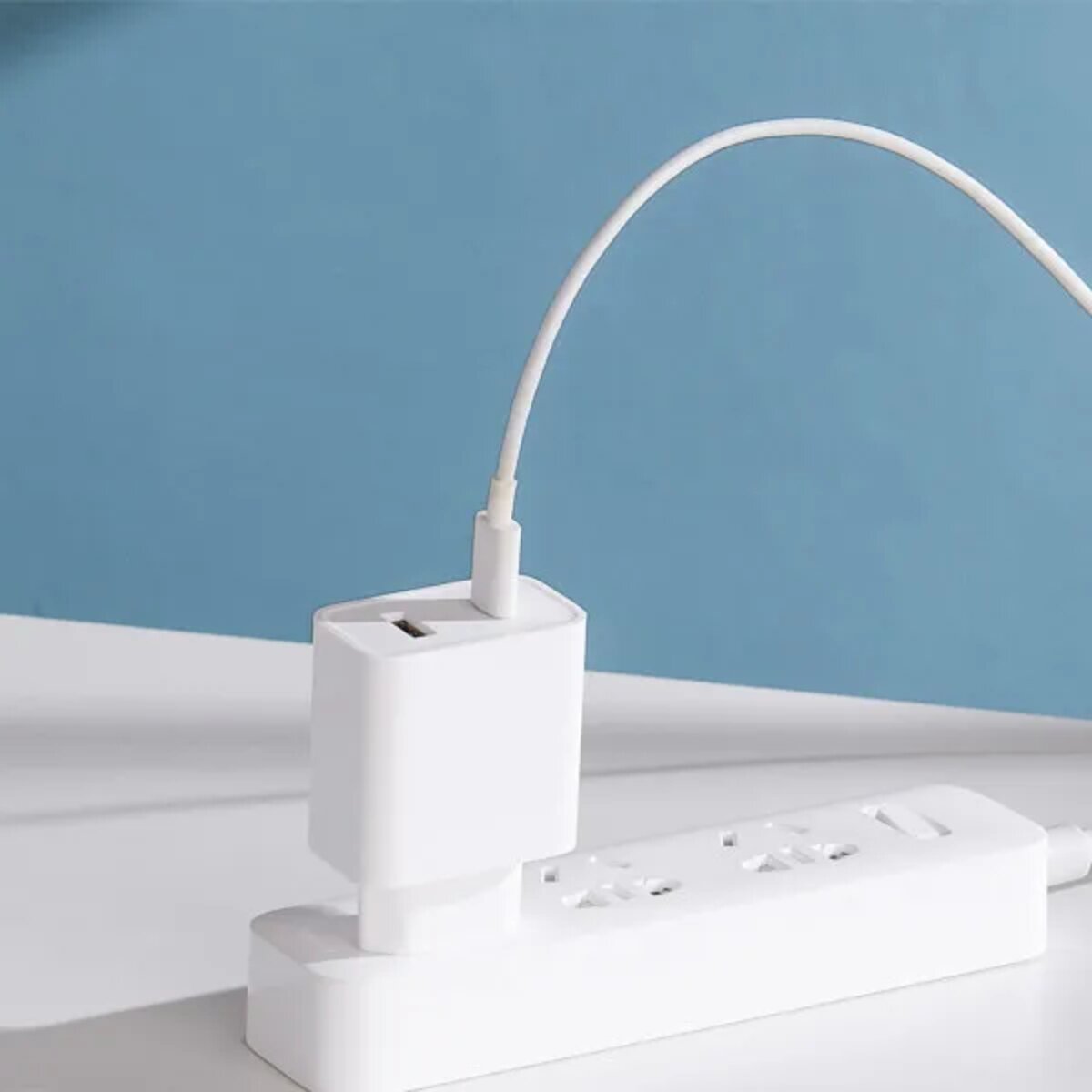 Мережевий зарядний пристрій Xiaomi Mi 33W Wall Charger (Type-A+Type-C) EU White на картинке №4