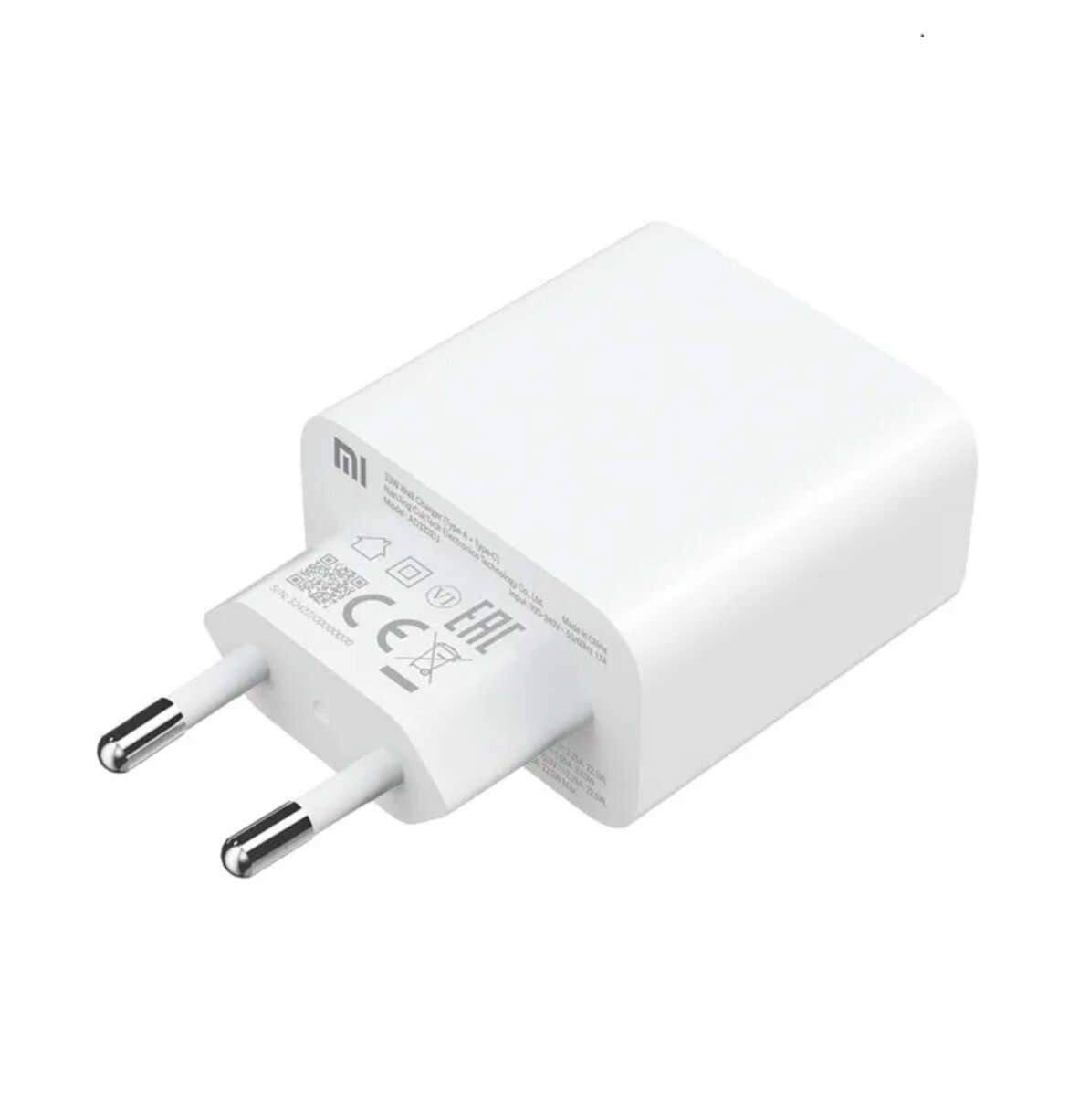 Мережевий зарядний пристрій Xiaomi Mi 33W Wall Charger (Type-A+Type-C) EU White на картинке №2