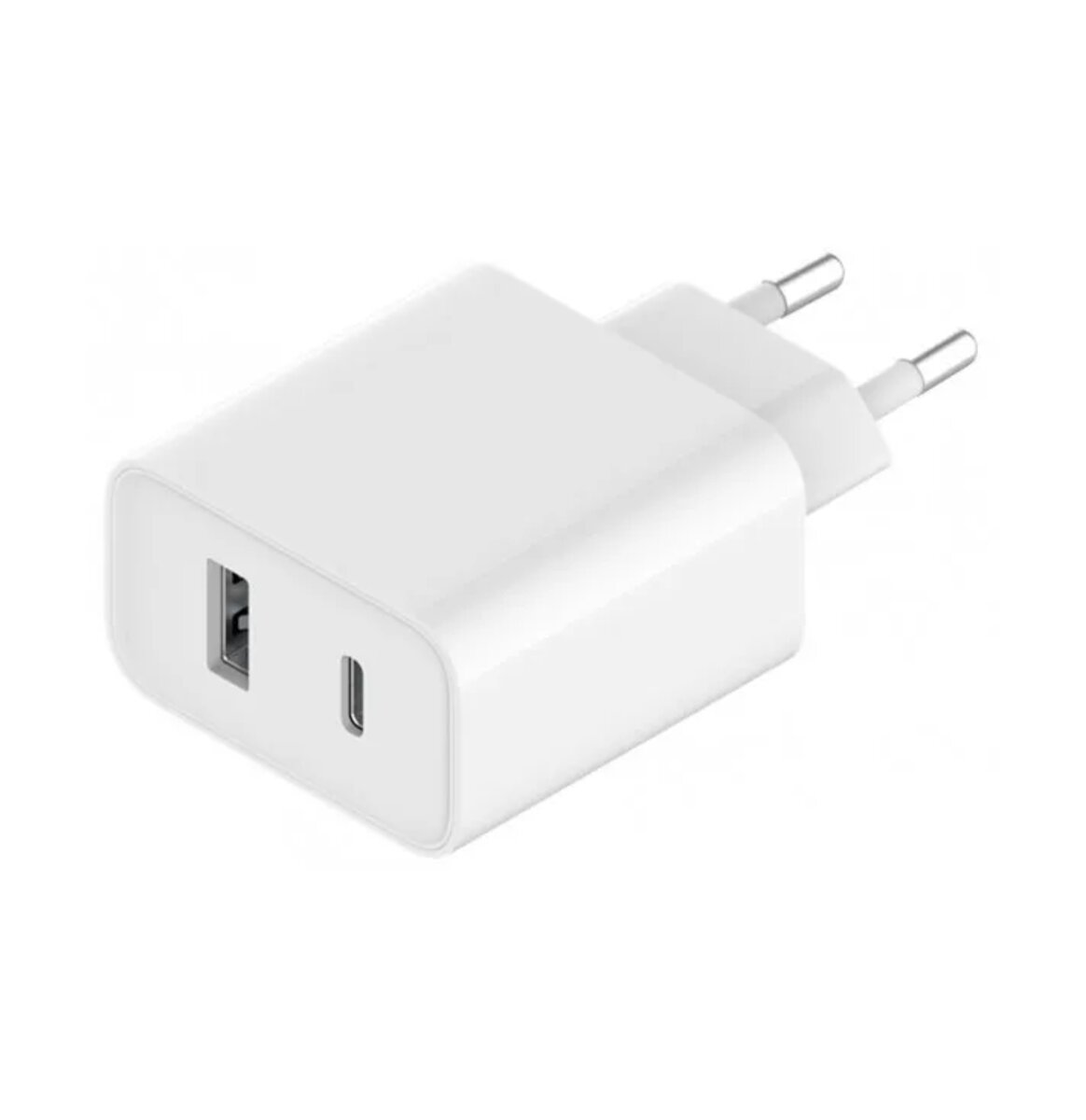 Мережевий зарядний пристрій Xiaomi Mi 33W Wall Charger (Type-A+Type-C) EU White на картинке №1