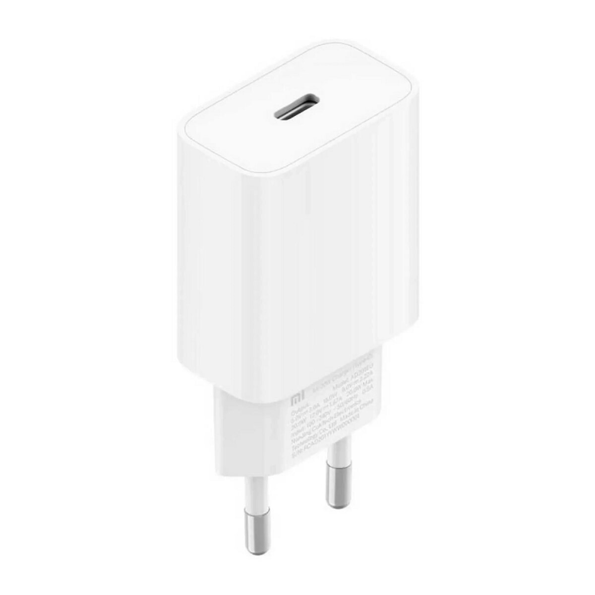 Мережевий зарядний пристрій Xiaomi Mi 20W Charger Type-C EU White на малюнкі №1