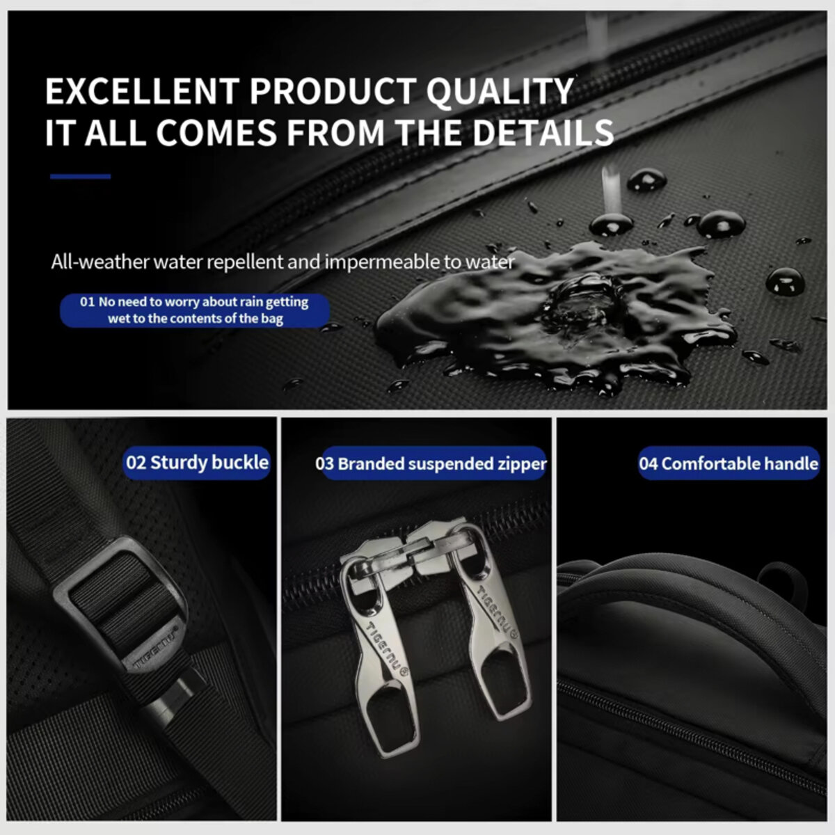 Рюкзак Tigernu T-B9600 15.6