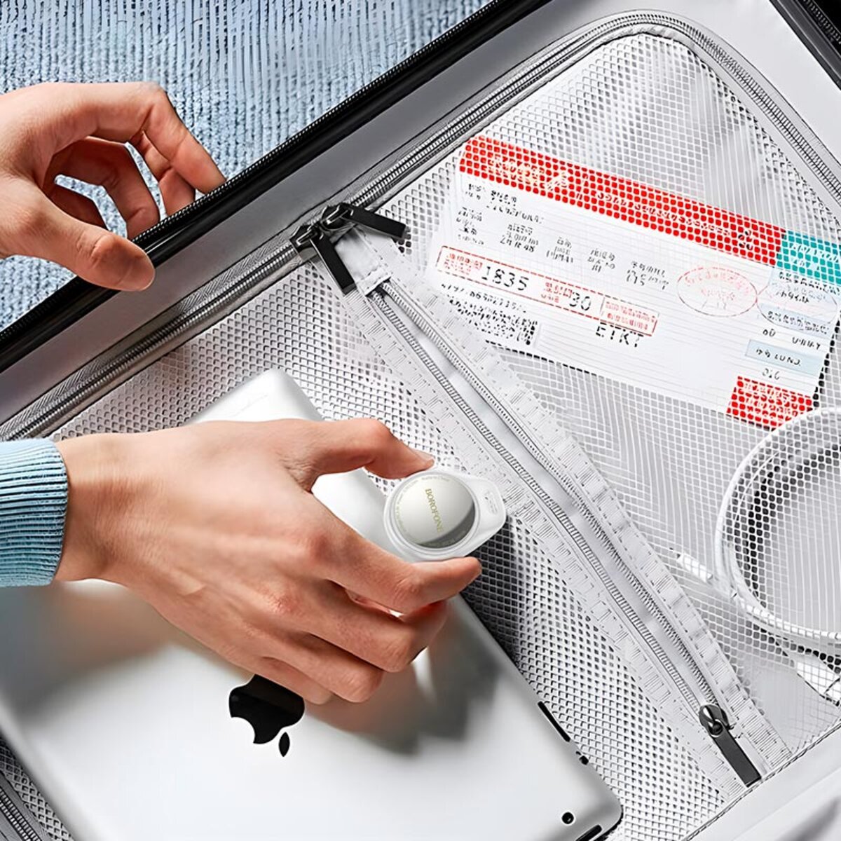 Трекер BOROFONE BC100 Ingenioso intelligent positioning anti-lost device White на малюнкі №8