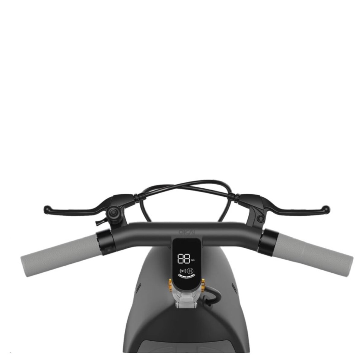 Електросамокат з сидінням OKAI Ceetle PRO EA10C Black 10, 350(900)W, 25Km/h, 10,4Ah, 55Km, 20%, NFC, App, 29kg (EA10C-B) на картинке №4