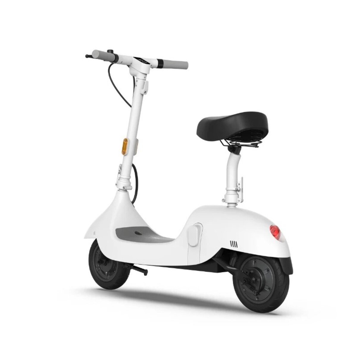 Електросамокат з сидінням OKAI Ceetle PRO EA10C White 10, 350(900)W, 25Km/h, 10,4Ah, 55Km, 20%, NFC, App.29kg (EA10C-W) на картинке №2