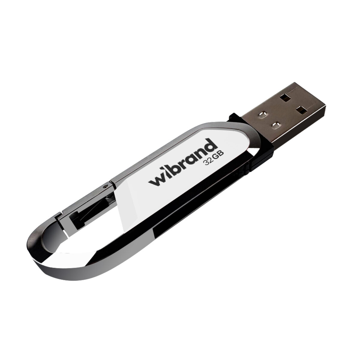 Флеш-накопичувач Wibrand USB 2.0 Aligator 32Gb White (WI2.0/AL32U7W) на картинке №3