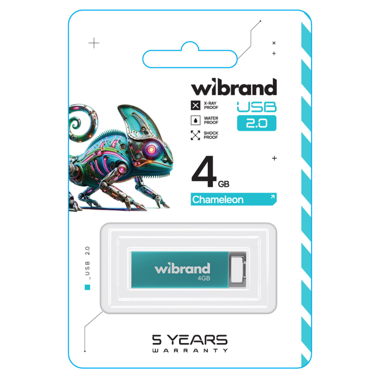 Флеш-накопичувач Wibrand USB 2.0 Chameleon 4Gb Light blue (WI2.0/CH4U6LU) Фото 2 Флеш-накопичувач Wibrand USB 2.0 Chameleon 4Gb Light blue (WI2.0/CH4U6LU) на картинке №2
