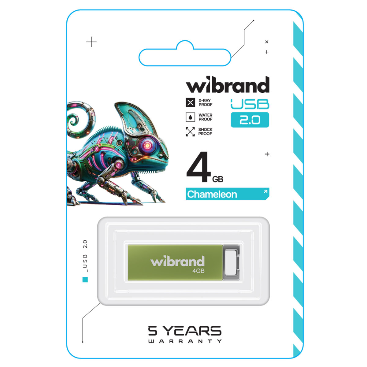 Флеш-накопичувач Wibrand USB 2.0 Chameleon 4Gb Light green (WI2.0/CH4U6LG) Фото 2 Флеш-накопичувач Wibrand USB 2.0 Chameleon 4Gb Light green (WI2.0/CH4U6LG) на картинке №2