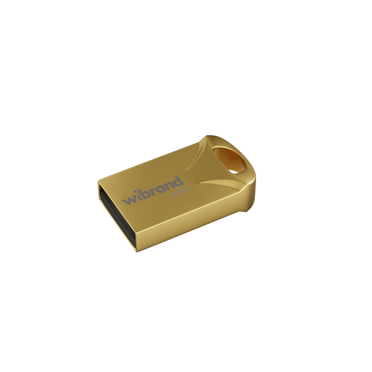 Флеш-накопичувач Wibrand USB 2.0 Hawk 16Gb Gold (WI2.0/HA16M1G) на картинке №1