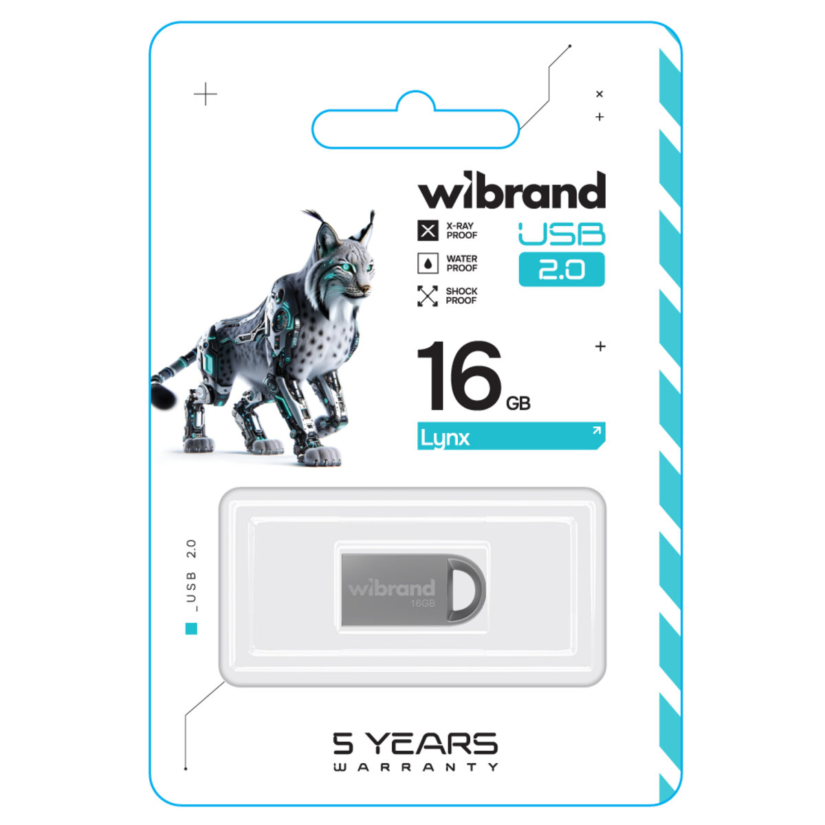 Флеш-накопичувач Wibrand USB 2.0 Lynx 16Gb Silver (WI2.0/LY16M2S) Фото 2 Флеш-накопичувач Wibrand USB 2.0 Lynx 16Gb Silver (WI2.0/LY16M2S) на картинке №2
