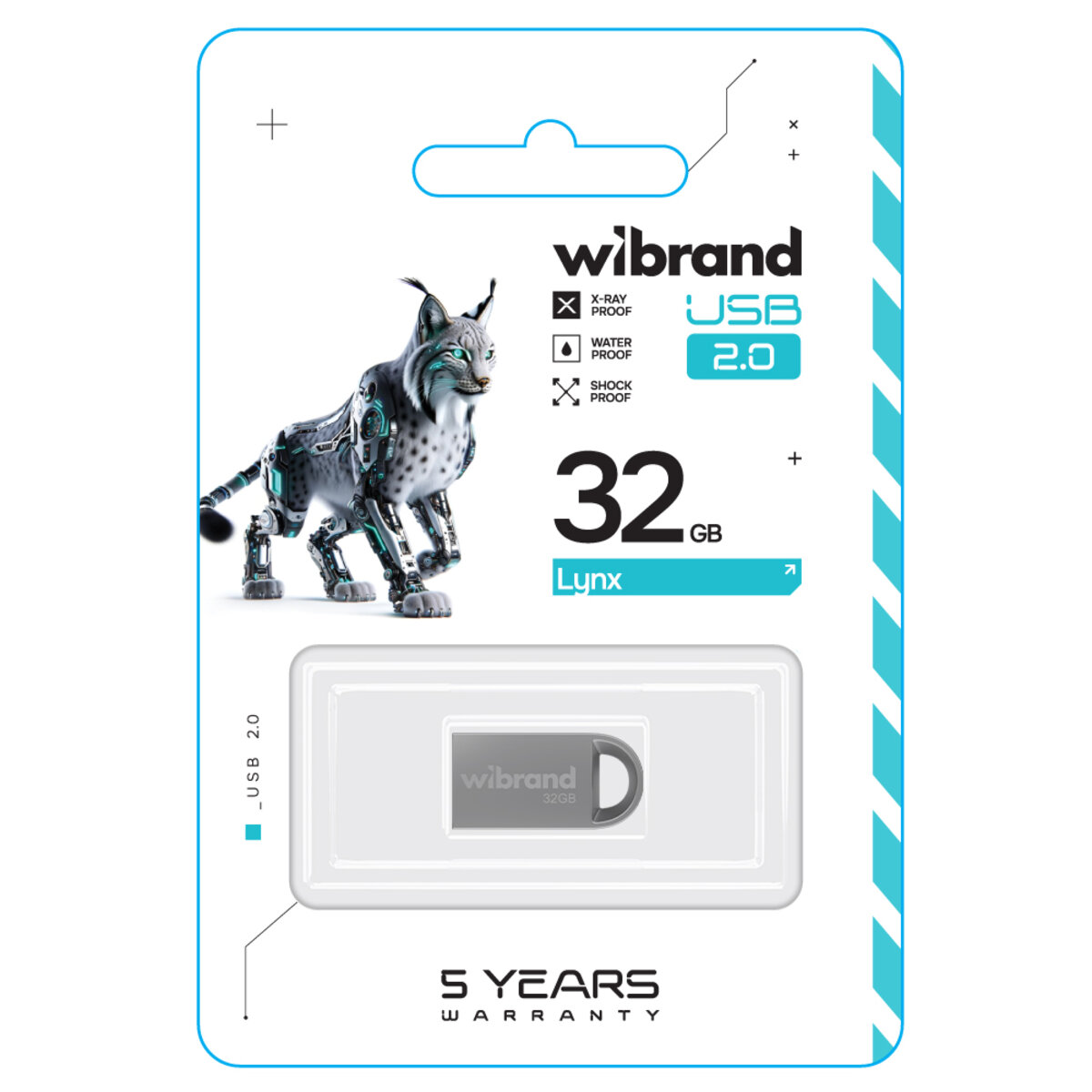 Флеш-накопичувач Wibrand USB 2.0 Lynx 32Gb Silver (WI2.0/LY32M2S) Фото 2 Флеш-накопичувач Wibrand USB 2.0 Lynx 32Gb Silver (WI2.0/LY32M2S) на картинке №2