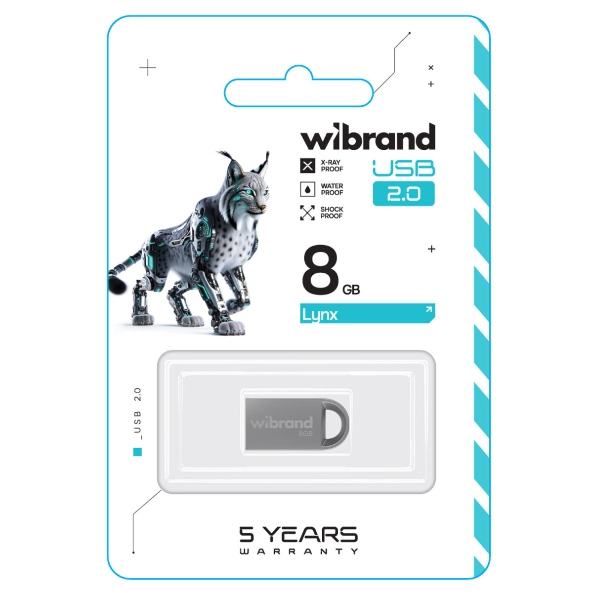 Флеш-накопичувач Wibrand USB 2.0 Lynx 8Gb Silver (WI2.0/LY8M2S) Фото 2 Флеш-накопичувач Wibrand USB 2.0 Lynx 8Gb Silver (WI2.0/LY8M2S) на картинке №2