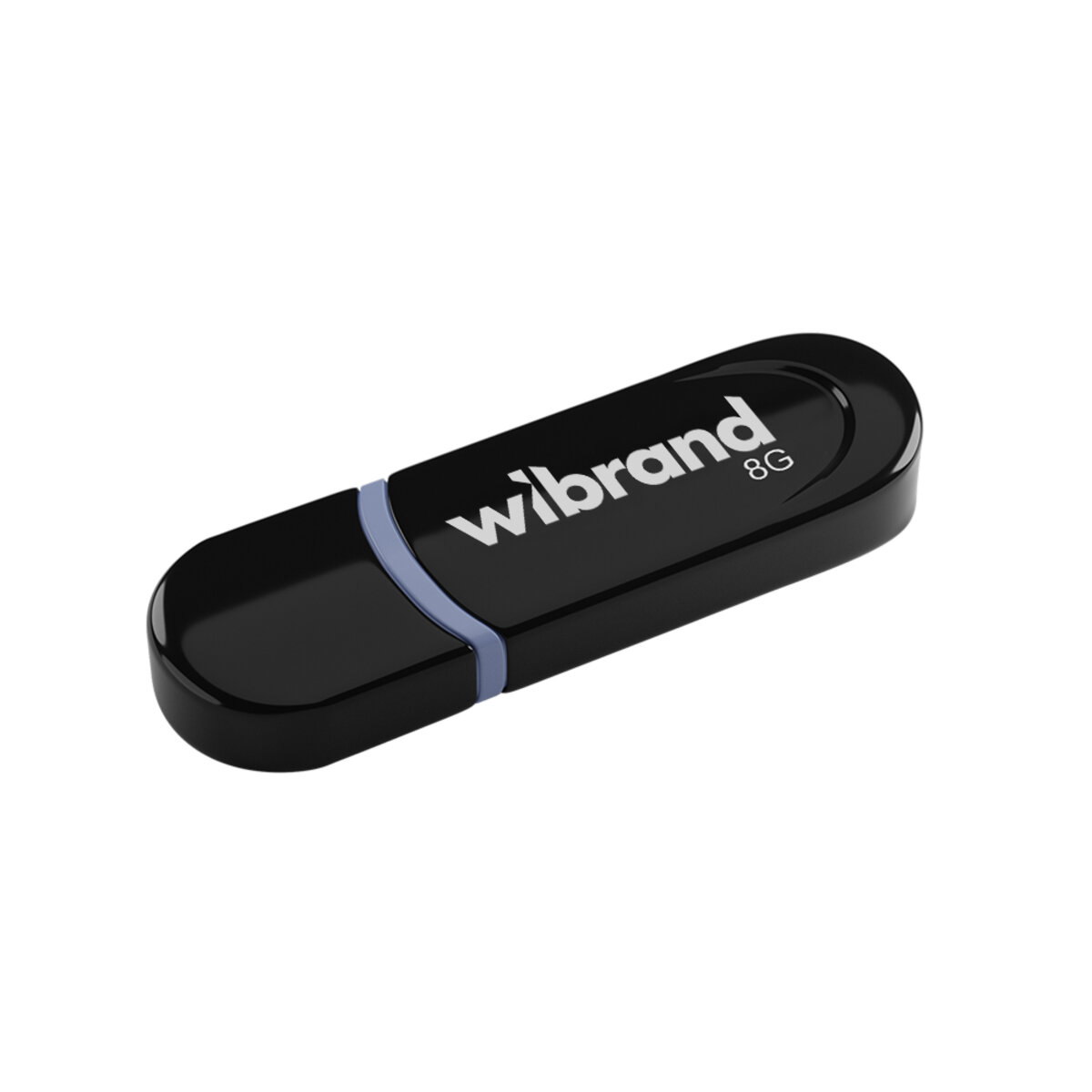 Флеш-накопичувач Wibrand USB 2.0 Panther 8Gb Black (WI2.0/PA8P2B) на картинке №1