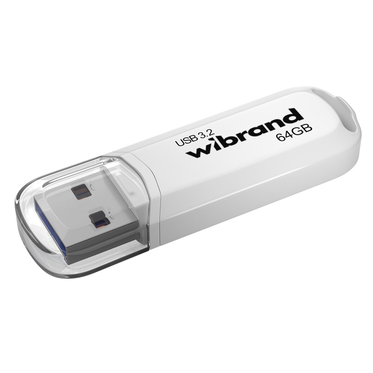 Флеш-накопичувач Wibrand USB 3.2 Gen1 Marten 64GB White (WI3.2/MA64P10W) на картинке №1