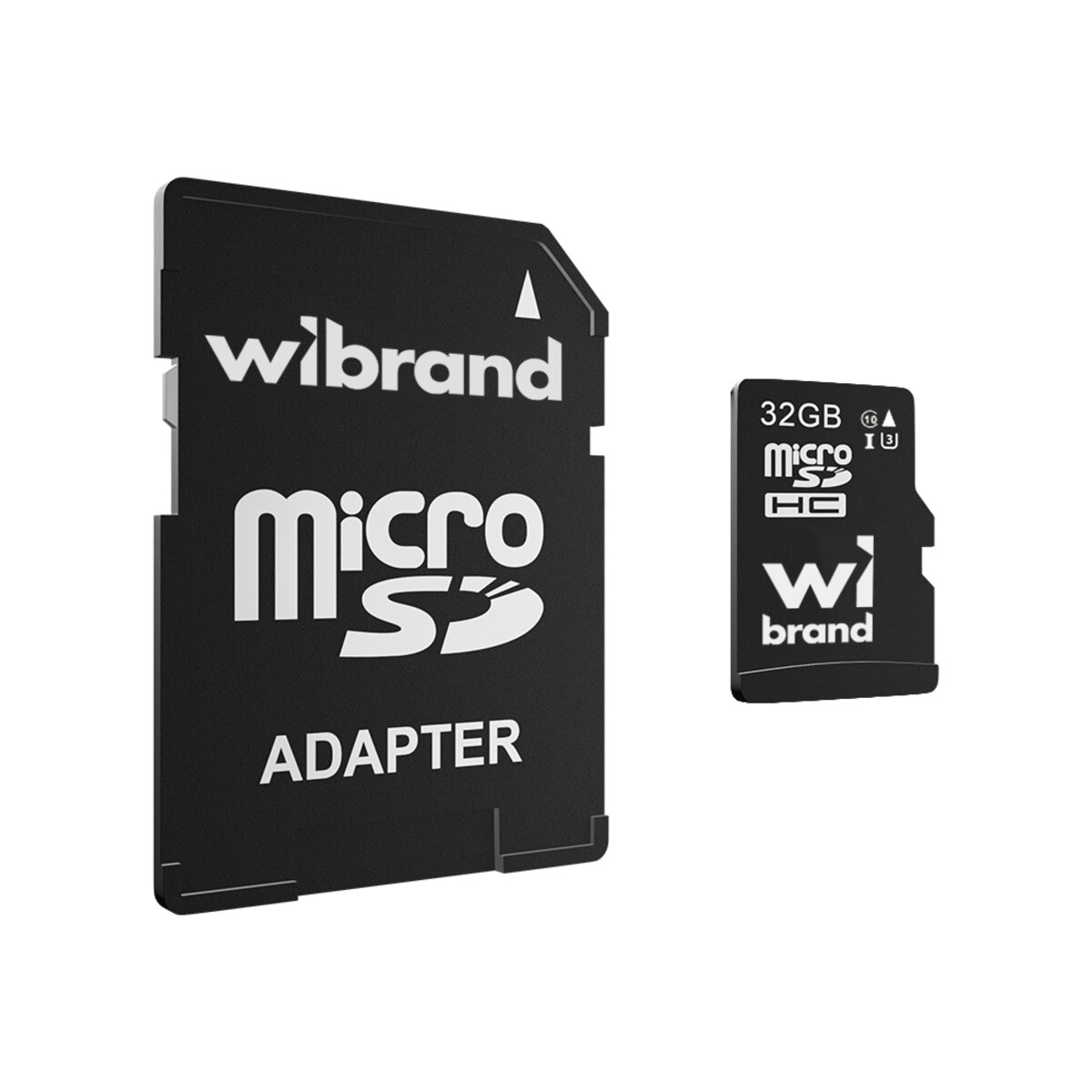 Карта памяті microSDHC (UHS-1 U3) Wibrand 32Gb class 10 (adapter SD) (WICDHU3/32GB-A) Фото 1 Карта памяті microSDHC (UHS-1 U3) Wibrand 32Gb class 10 (adapter SD) (WICDHU3/32GB-A) на картинке №1