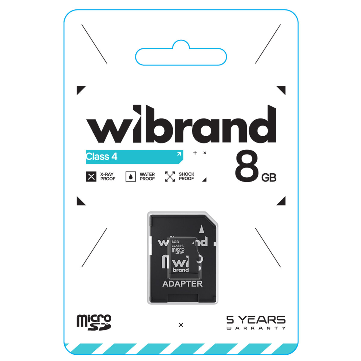 Карта памяті microSDHC Wibrand 8Gb class 4 (adapter SD) Фото 2 Карта памяті microSDHC Wibrand 8Gb class 4 (adapter SD) на картинке №2