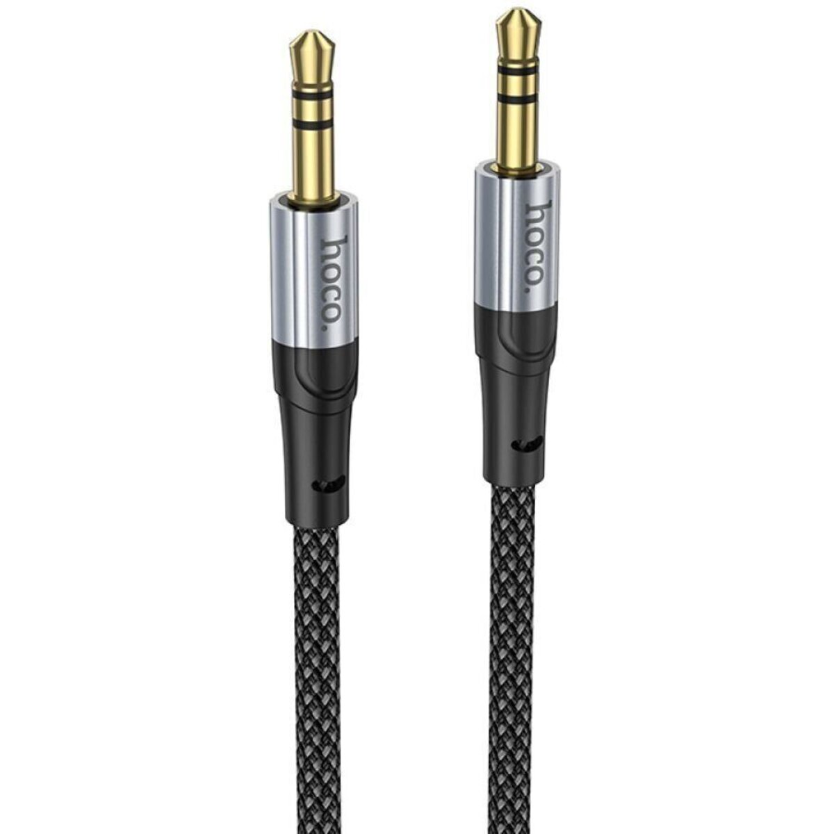 Аудiокабель HOCO UPA26 AUX Fresh audio cable, 1m Black на картинке №1