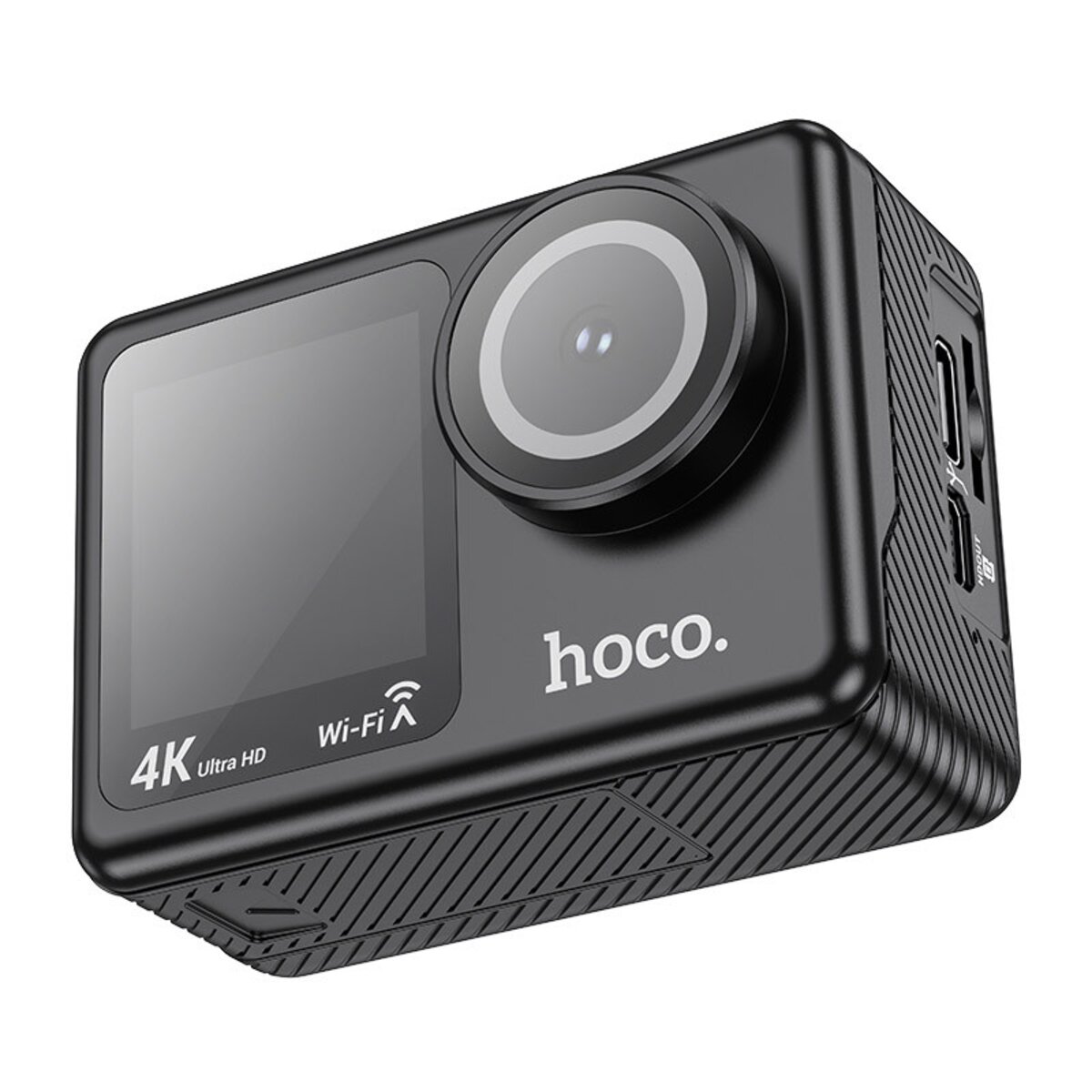 Екшн камера HOCO DV101 dual color screen sports camera Black на картинке №3