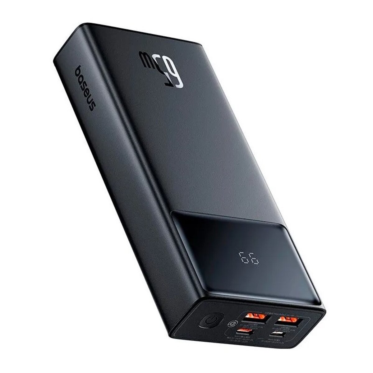 Зовнішній акумулятор Baseus Star-Lord Digital Display Fast Charging Power Bank 20000mAh 65W Cluster Black на картинке №3