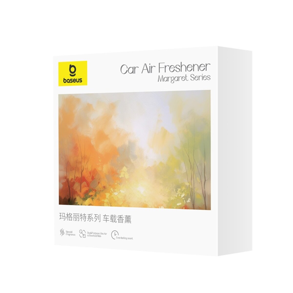 Автомобільний освіжувач повітря Baseus Margaret Series Car Air Freshener (Pomelo Coast) Custard Yellow (C20362400Y12-00) на картинке №7