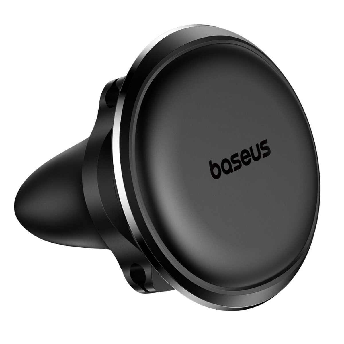 Автотримач для телефона Baseus Magnetic Car Mount Phone Holder with Cable Clip Air Vent Version Cluster Black на малюнкі №4