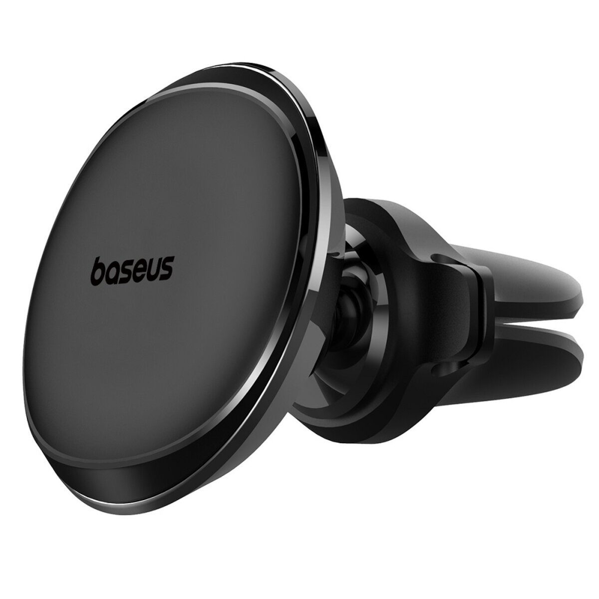 Автотримач для телефона Baseus Magnetic Car Mount Phone Holder with Cable Clip Air Vent Version Cluster Black на малюнкі №3
