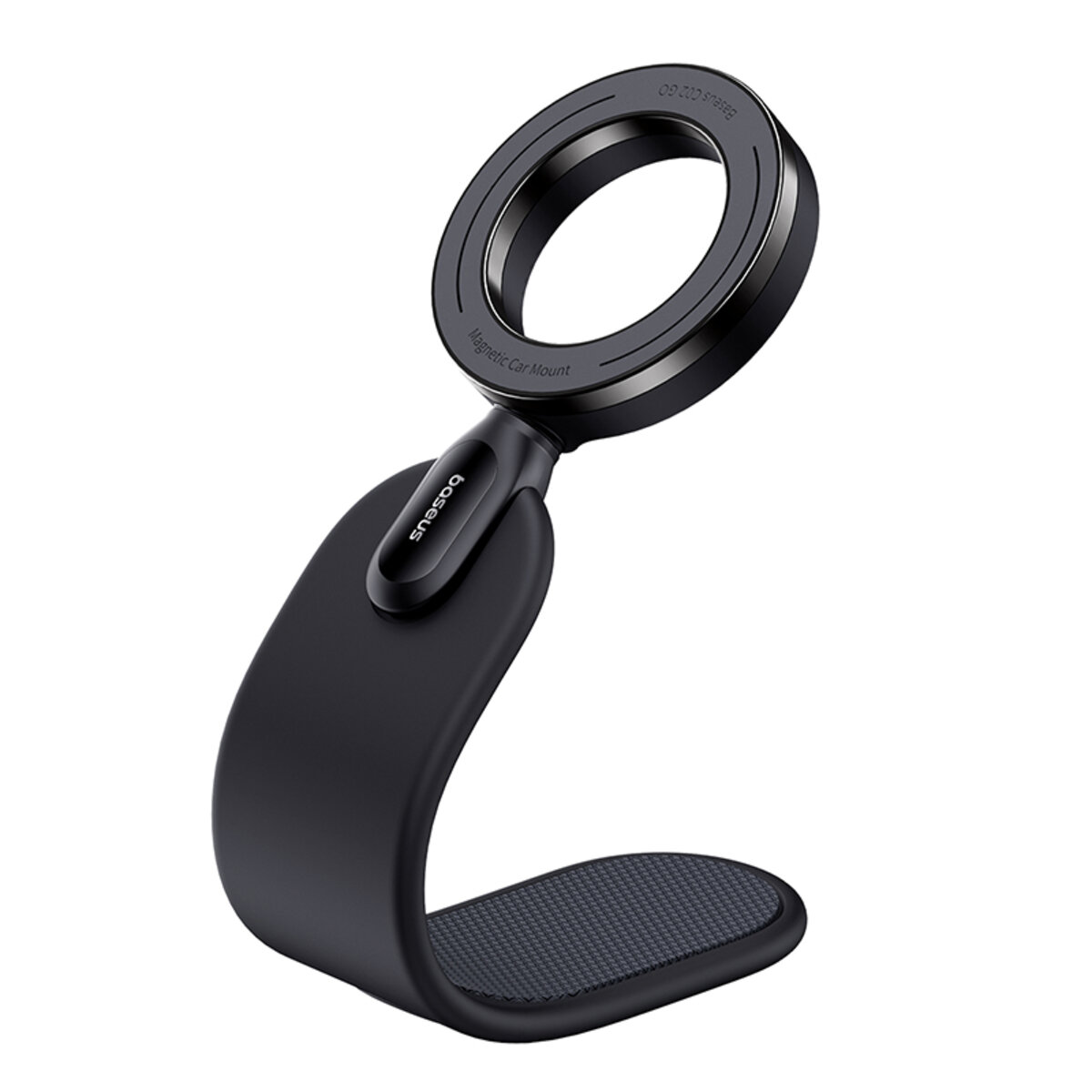 Автотримач для телефона Baseus C02 Go Series Magnetic Car Phone Mount Cluster Black (C40165500111-00) на картинке №1