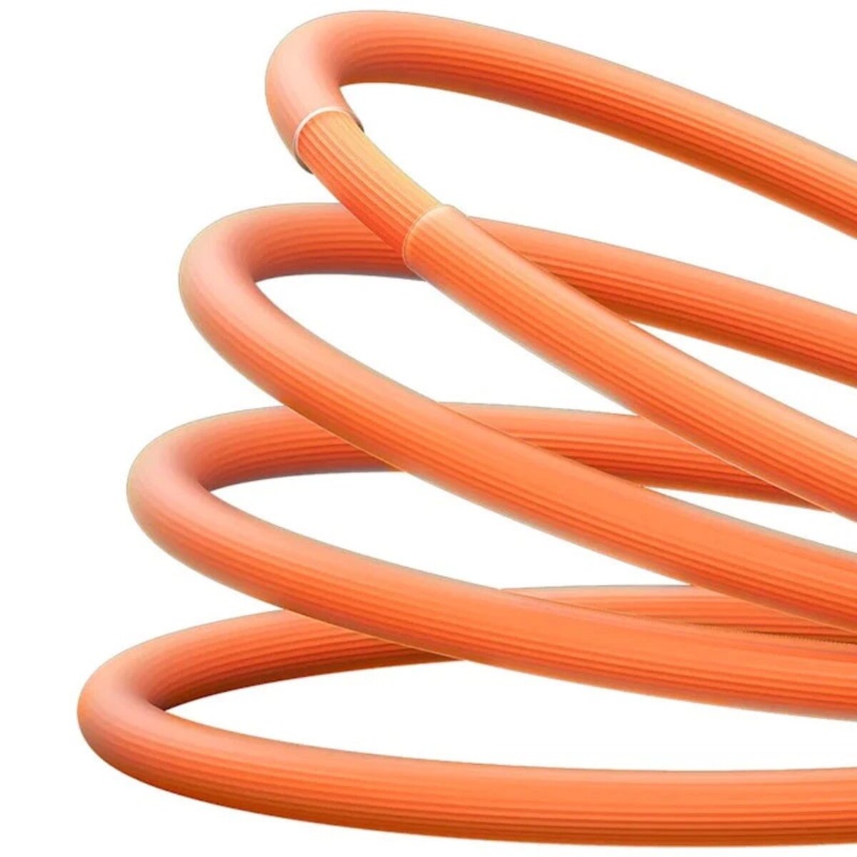 Кабель Baseus CoolPlay Series Fast Charging Cable Type-C to Type-C 100W 1m Orange Фотографія №4 Кабель Baseus CoolPlay Series Fast Charging Cable Type-C to Type-C 100W 1m Orange на малюнкі №4