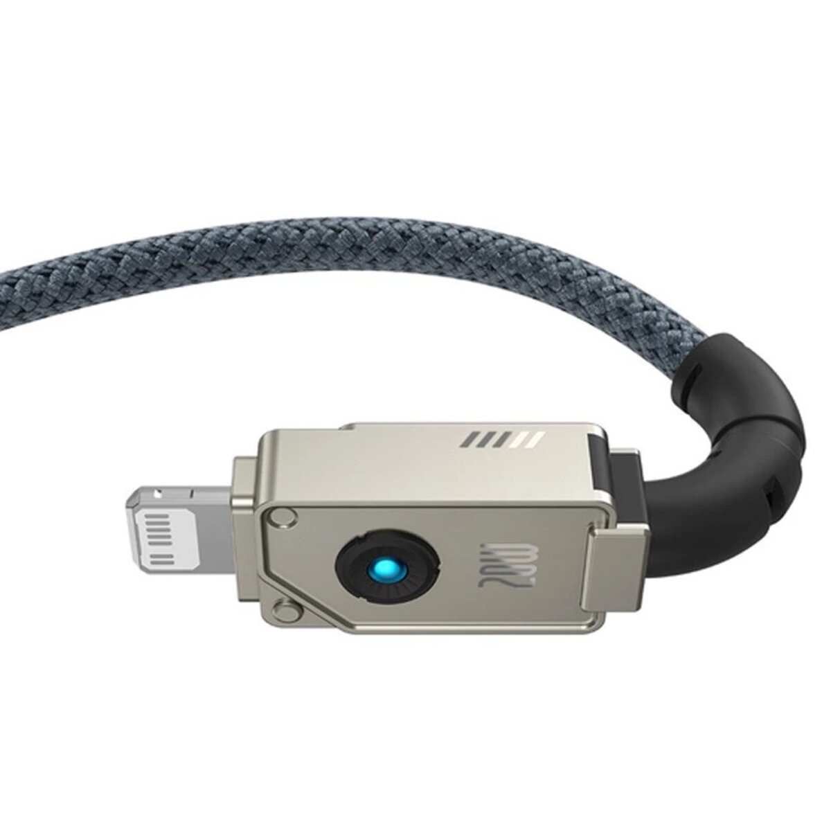 Кабель Baseus Unbreakable Series Fast Charging Data Cable Type-C to iP 20W 1m Stellar White (P10355803221-00) на картинке №3