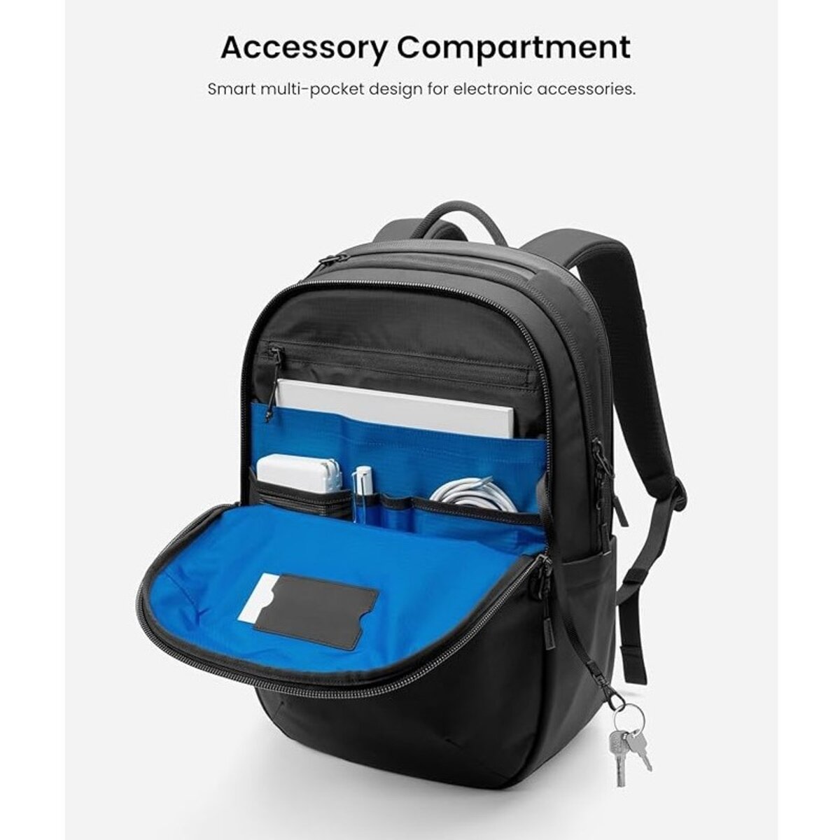 Рюкзак Tomtoc UrbanEX-T65M1 Laptop Backpack Black 17.3 Inch/30L (T65M1D1) на малюнкі №2