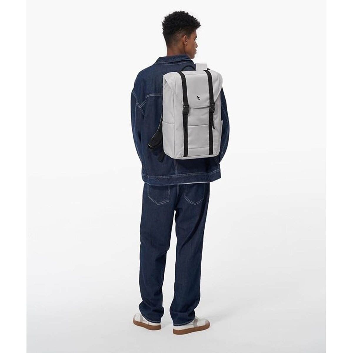 Рюкзак Tomtoc VintPack-TA1 22L Laptop Backpack Light gray 15.6 Inch/22L (TA1M1G1) на картинке №8