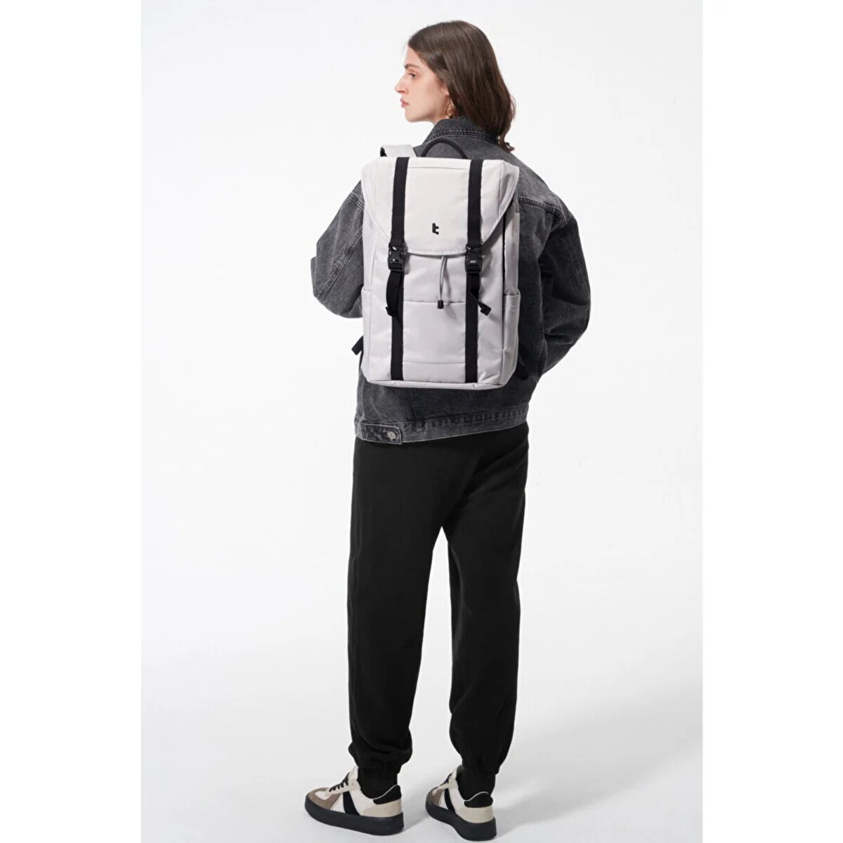 Рюкзак Tomtoc VintPack-TA1 22L Laptop Backpack Light gray 15.6 Inch/22L (TA1M1G1) на картинке №7
