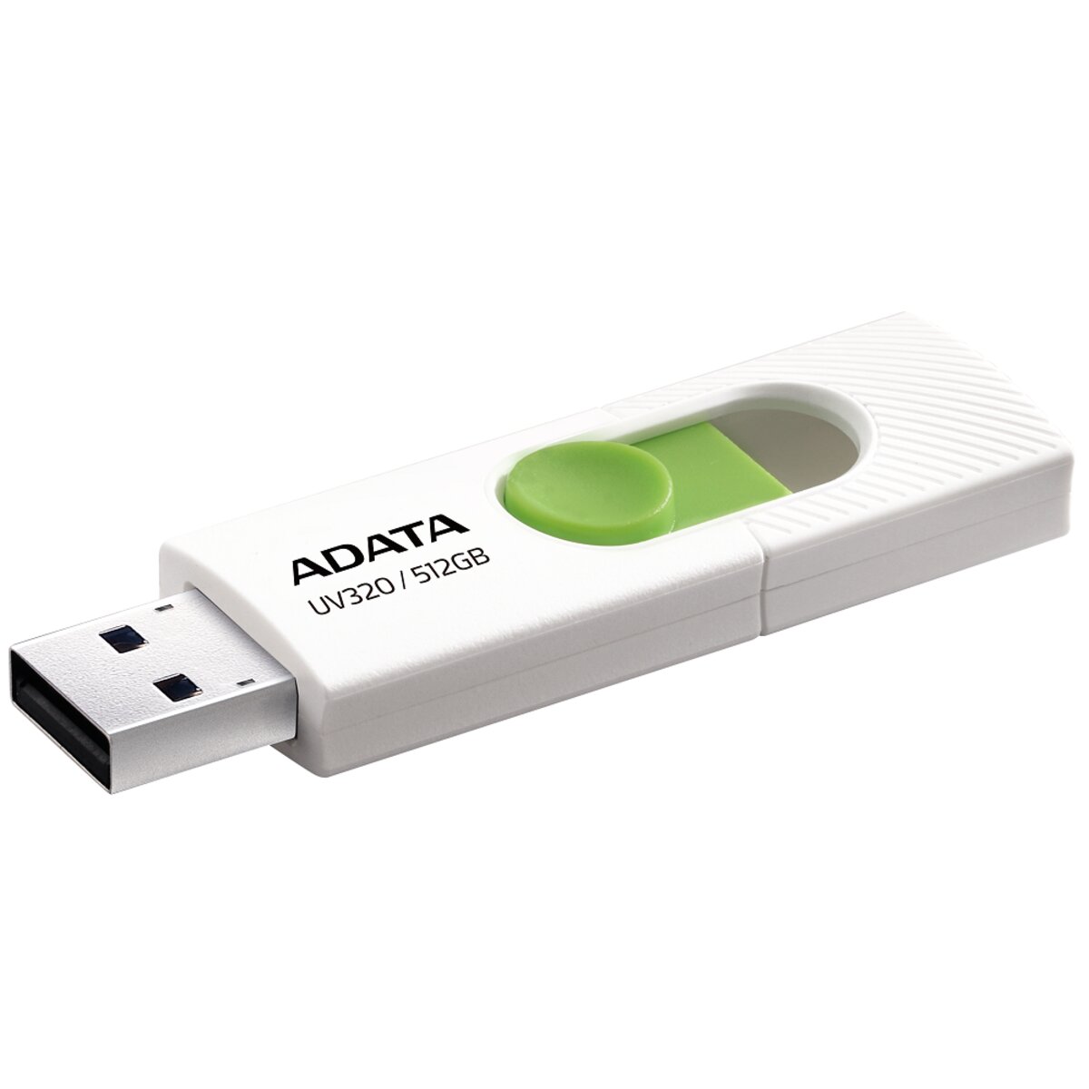 Flash A-DATA USB 3.0 AUV 320 512Gb White/Green (AUV320-512G-RWHGN) Фотография №2 Flash A-DATA USB 3.0 AUV 320 512Gb White/Green (AUV320-512G-RWHGN) смотреть фото №2