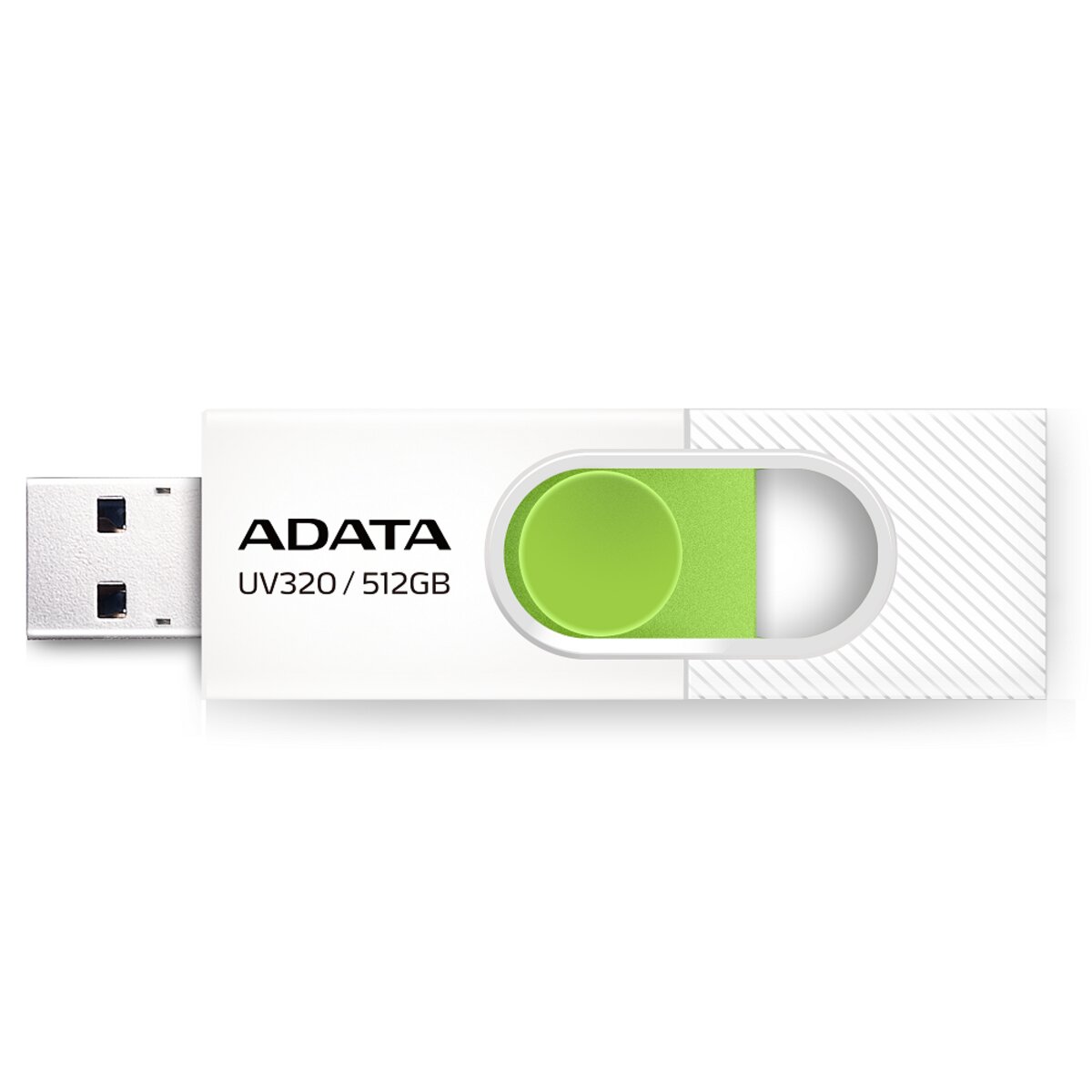Flash A-DATA USB 3.0 AUV 320 512Gb White/Green (AUV320-512G-RWHGN) Фотография №1 Flash A-DATA USB 3.0 AUV 320 512Gb White/Green (AUV320-512G-RWHGN) смотреть фото №1