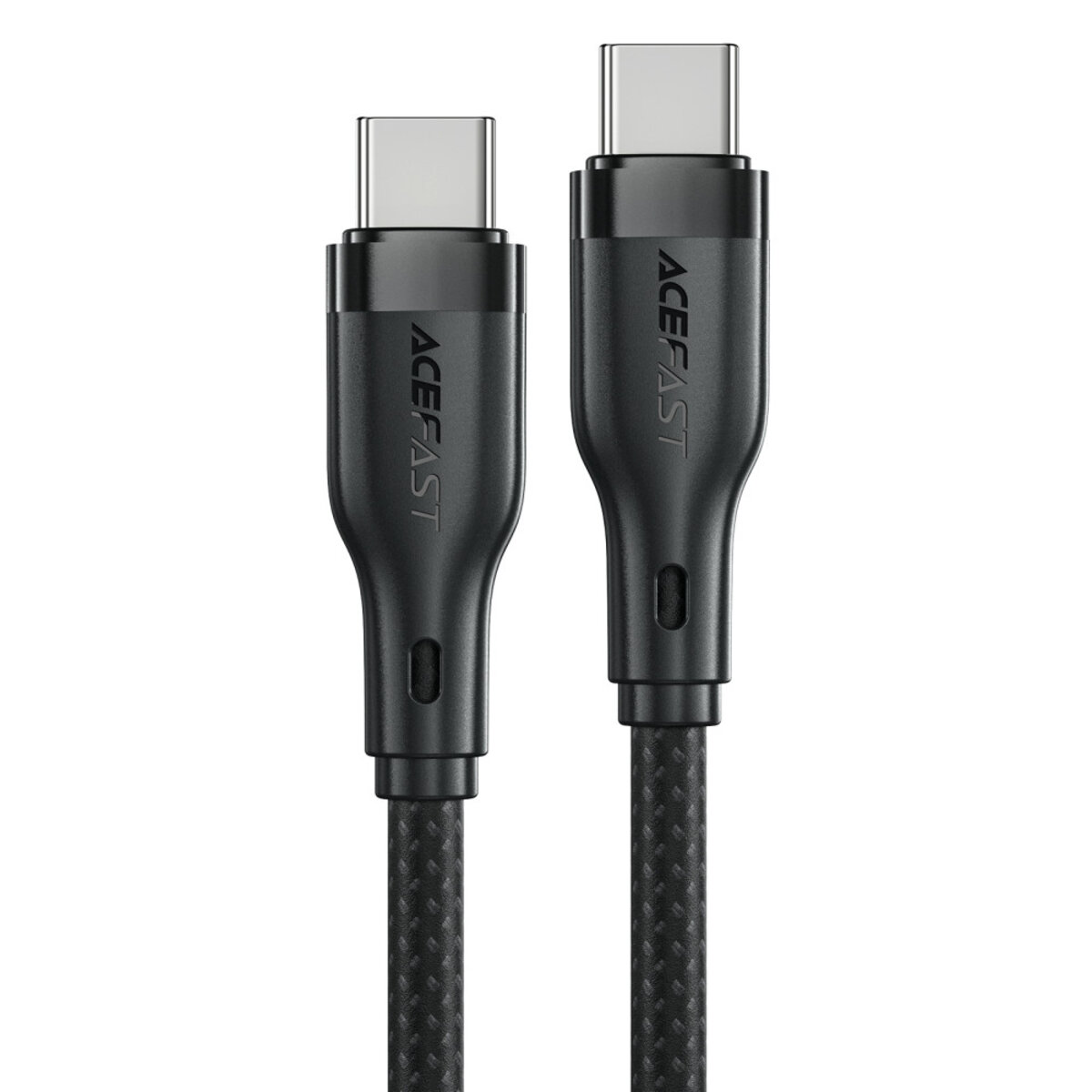 Кабель ACEFAST C8-03 USB-C to USB-C charging data cable Black (6974316282716) на картинке №1