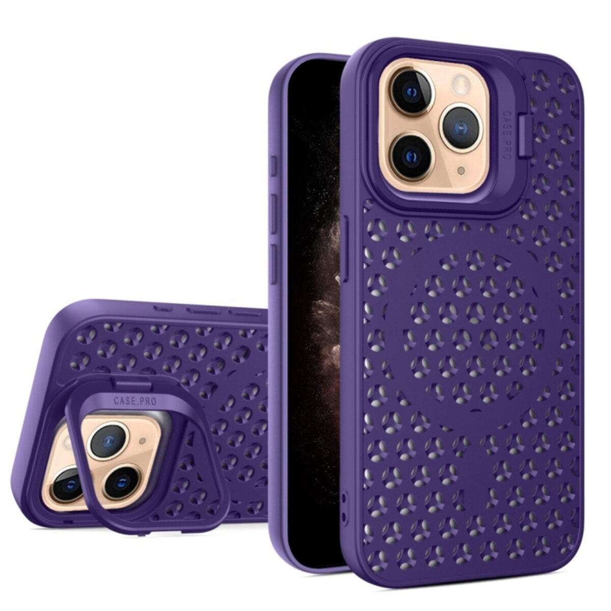 Чохол для смартфона Cosmic Grater Stand for Apple iPhone 11 Pro Purple (GRASTiP11PPurple) смотреть фото №1