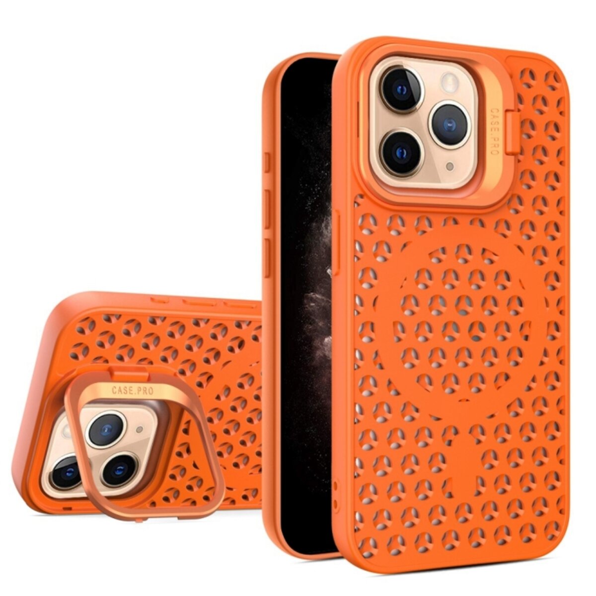 Чохол для смартфона Cosmic Grater Stand for Apple iPhone 11 Pro Orange (GRASTiP11POrange) смотреть фото №1