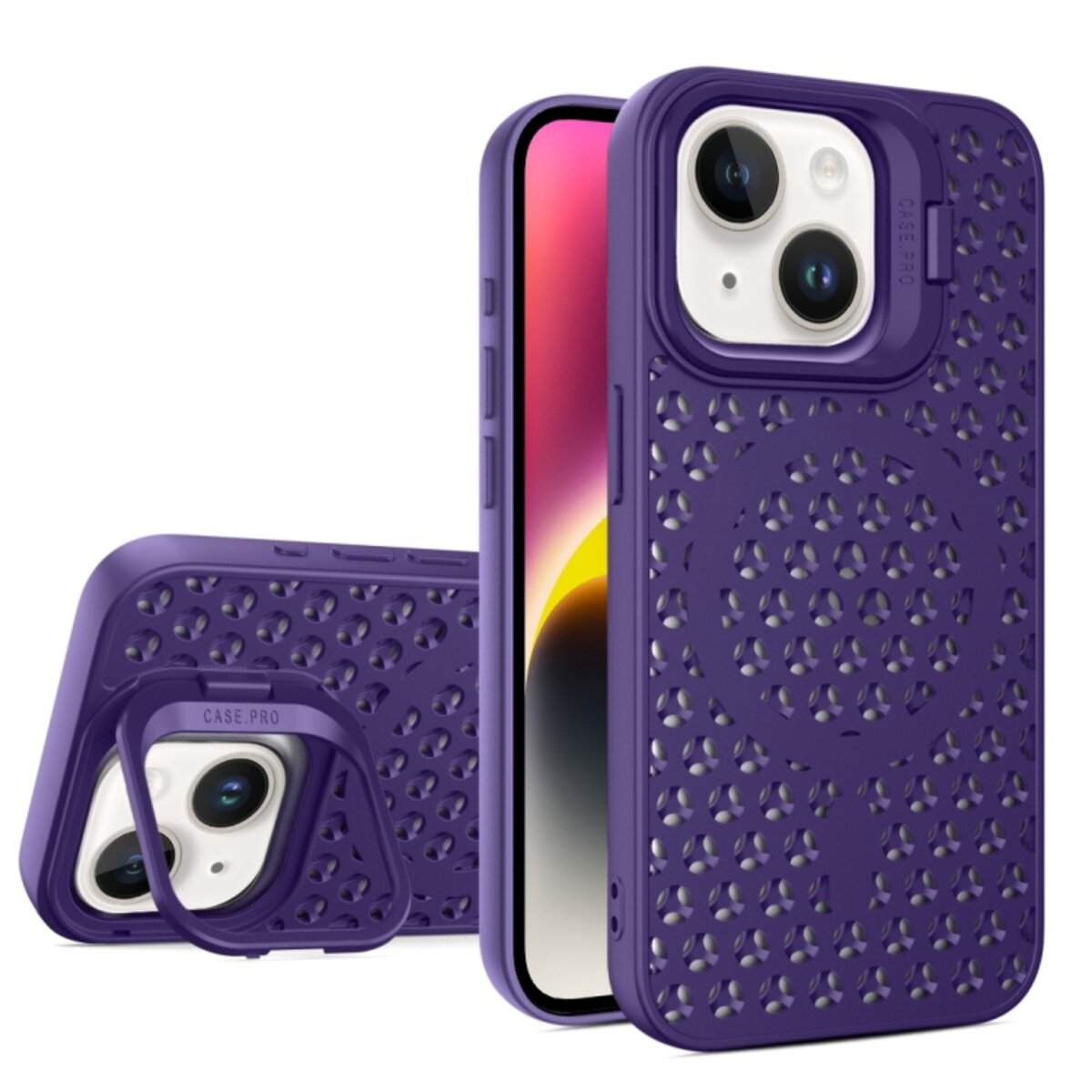 Чохол для смартфона Cosmic Grater Stand for Apple iPhone 14 Purple (GRASTiP14Purple) смотреть фото №1