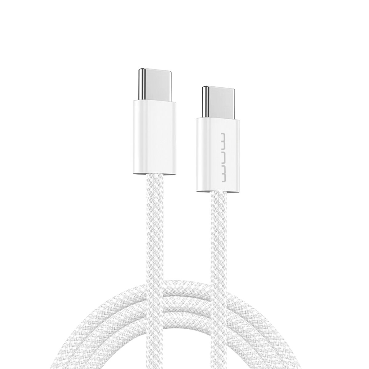 Кабель WUW-X200 Type-C to Type-C PD 60W white (WUW-X200TT) на картинке №1