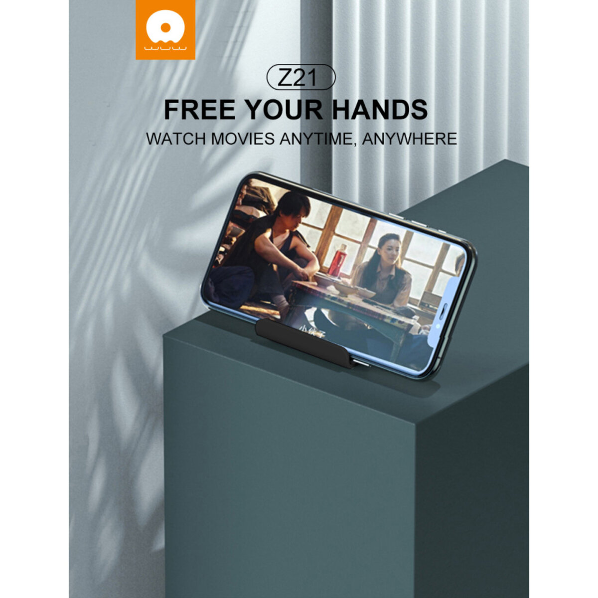 Тримач для телефона WUW-Z21 black Фотографія №5 Тримач для телефона WUW-Z21 black на малюнкі №5